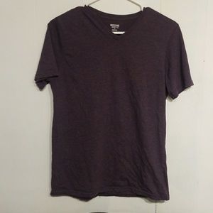 Mens Purple Mossimo V-Neck Tee Sz S
